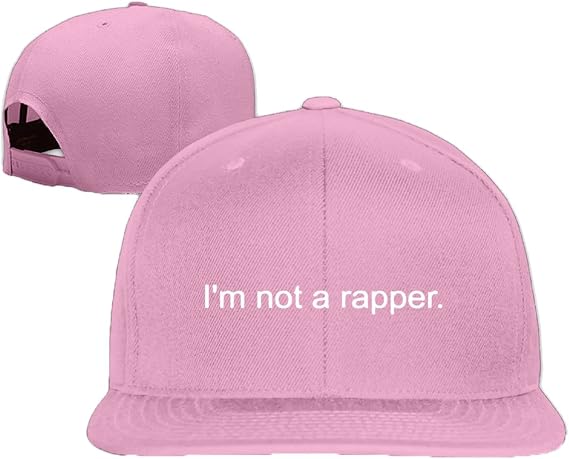 G1y3cvb Cap Cool Unisex I M Not A Rapper Baseball Hip Hop Hat Pink Amazon Ca Clothing Shoes Accessories