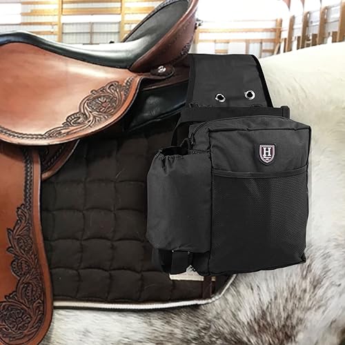 Miniatura 5 de Harrison Howard Bolsa de sillín ecuestre occidental para caballos