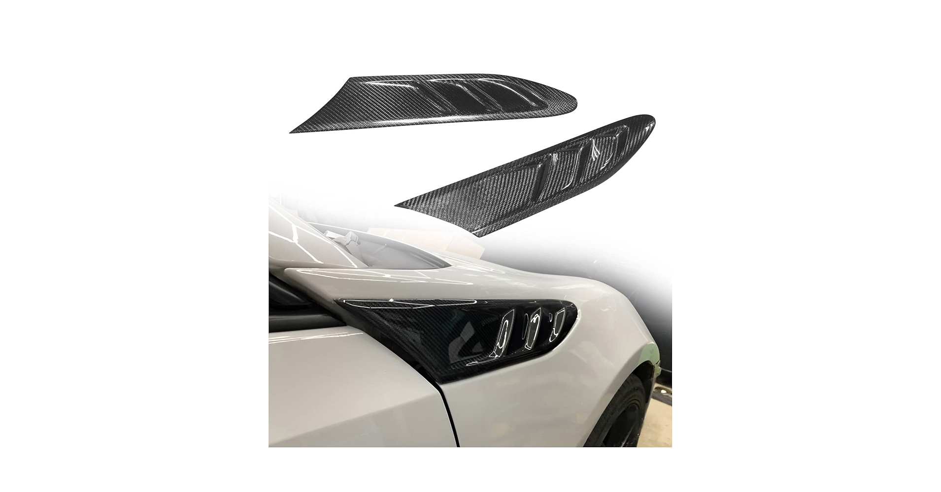 Carbon Fiber Side Fender Fin Vent For Subaru BRZ Toyota GT86 Scion FR-S
