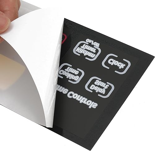 Miniatura 6 de WB27T11229 Placa frontal del horno de pared Cubierta de Control Superposición para horno de pared eléctrico Reemplazos1556130 AP4484324 AH2370149