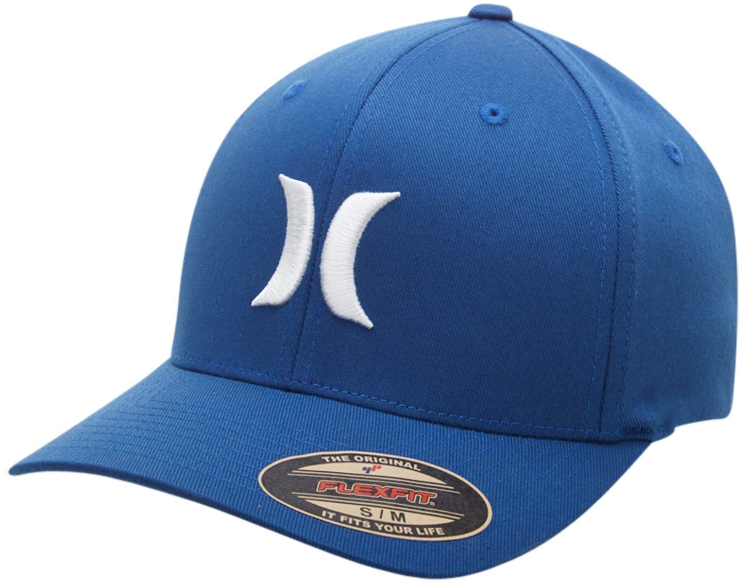 Hurley Mens Baseball Cap - Flexfit Fitted Baseball Caps for Men (Sizes: S-XL)