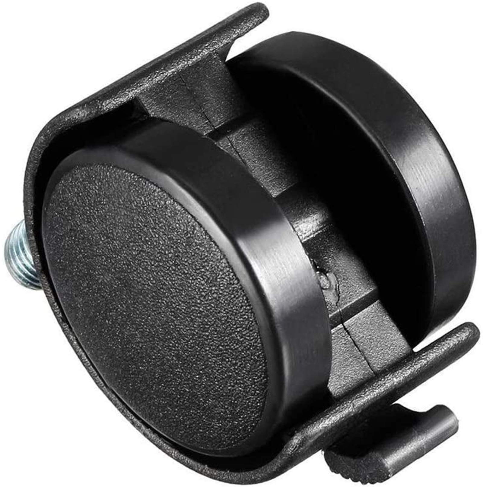 Roulette pivotante nylon goupille filetée M6 M8 M10 roue de rechange