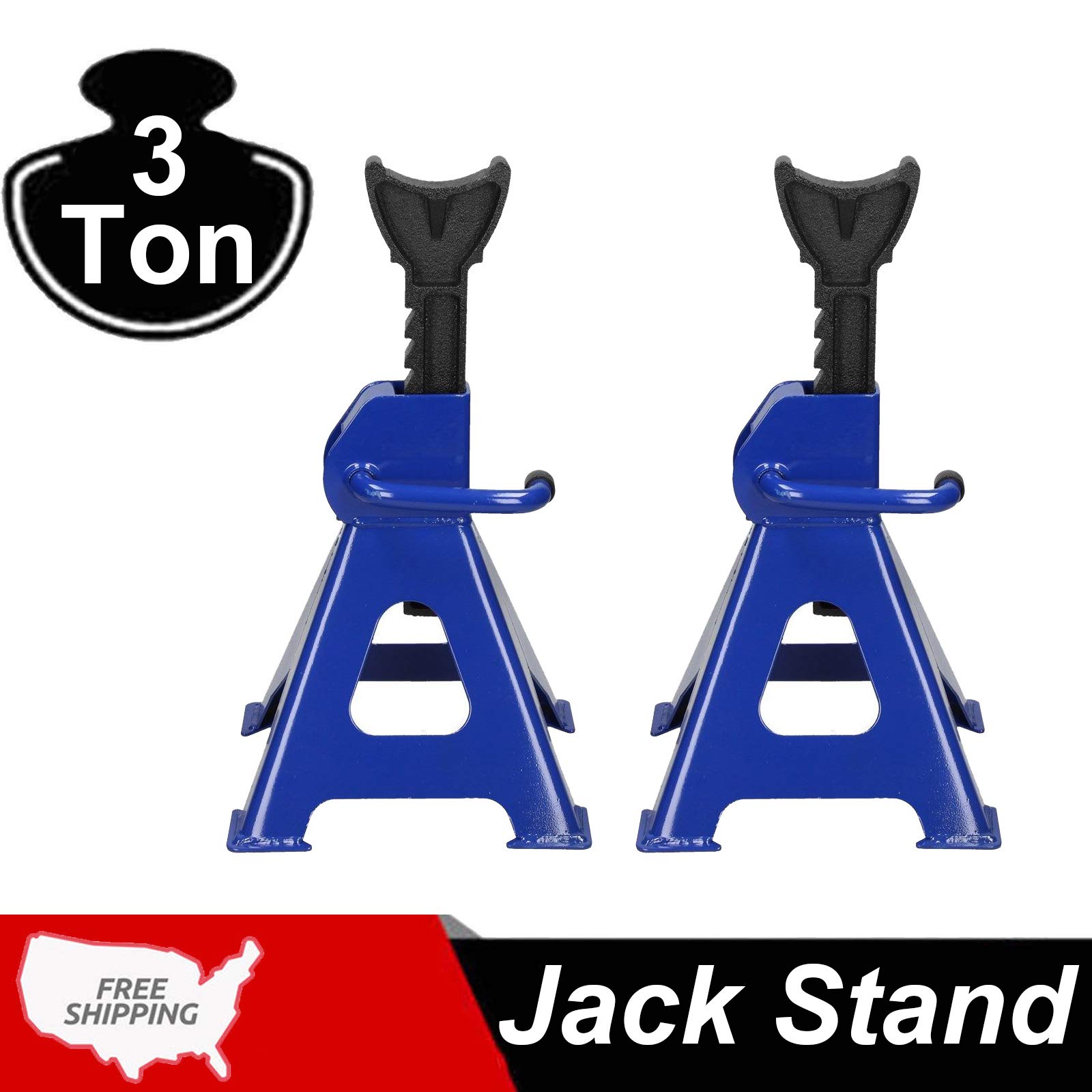 Buy Axle Stand Vehicle Caravan Van Stand Lifting 3 Ton Tonne Heavy Duty Metal Steel Axle Jack