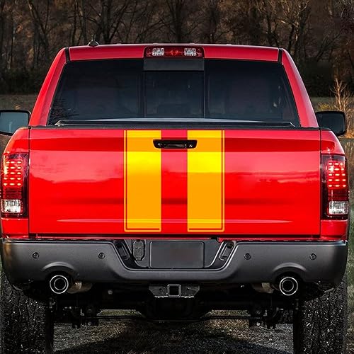 Miniatura 4 de jiaohaowei Pegatinas para puerta trasera de camioneta calcomanía gráfica de vinilo para Maxus Dodge Ram 1500 2500 Hemi Rebel Accesorios exteriores