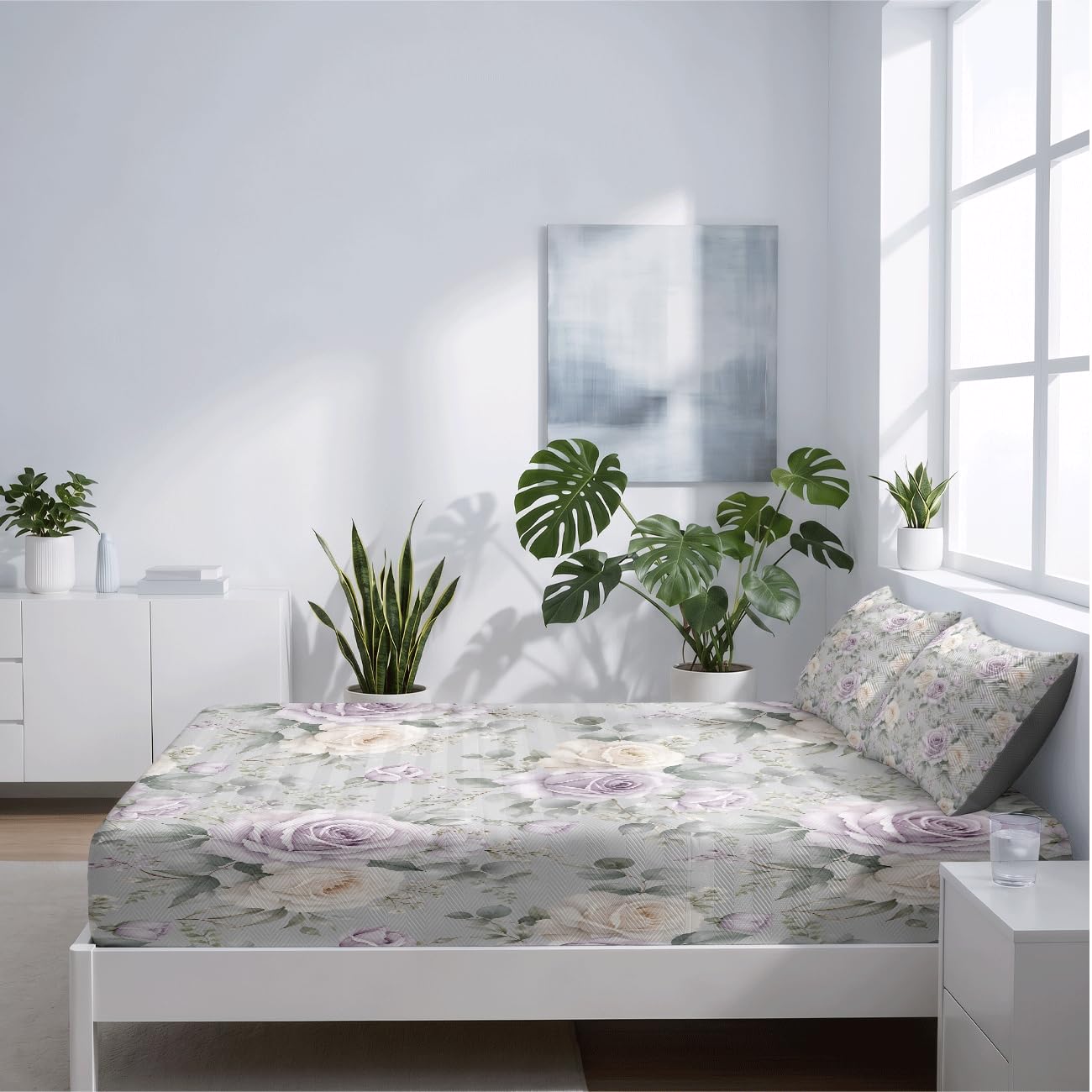 Lenzuolo Con Angoli Rinfrescante (Rosa 8,200x200cm)