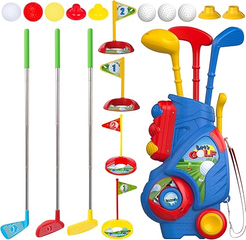 Liberry Juguetes para niños de 2, 3, 4, 5 años, regalo de Navidad, cumpleaños, juego de golf para niños pequeños