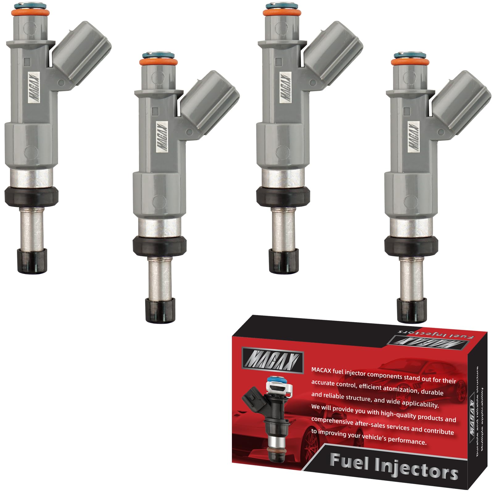 Amazon.com: MACAX Set of 4 Fuel Injectors 23209-79205 FJ783 