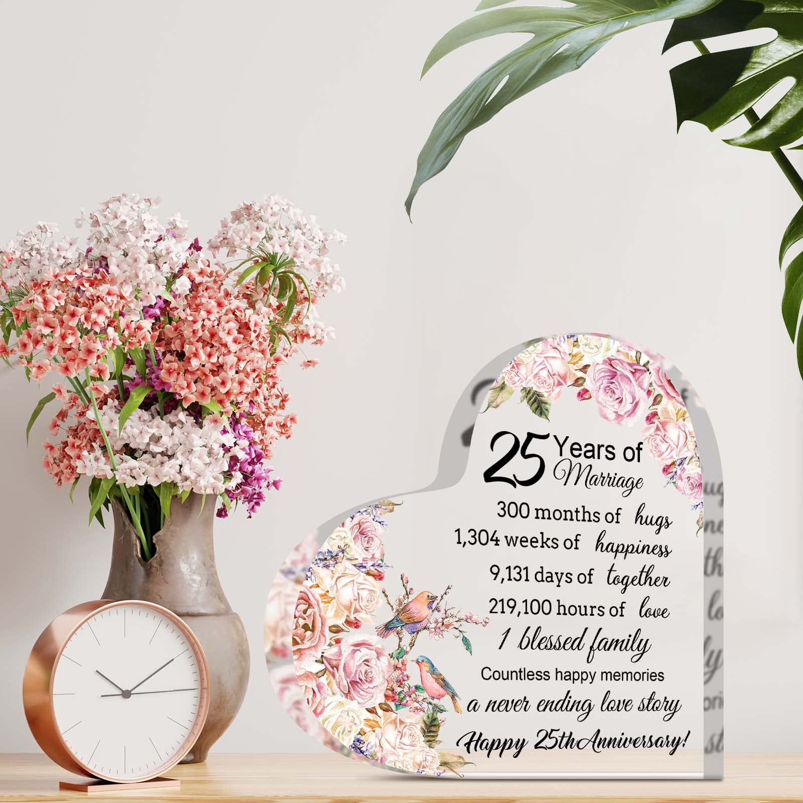 Weinkühltasche Zum 25. Hochzeitstag – Geschenkset Mit Glas & Zubehör | Isoliert, Tragbar