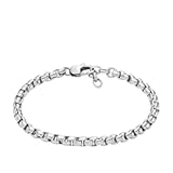 Men&apos;s Plated Stainless Steel Engravable Personalized Gift ID&comma; Chain or Cuff Bracelet for Men