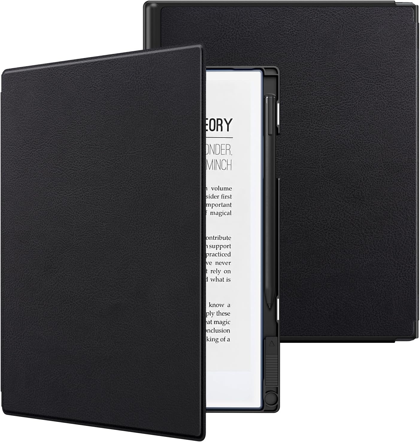 TiMOVO Case Compatible for Remarkable 2 Tablet, Slim Lightweight Stand Hard Back Shell Protective Cover with Pen Holder Compatible with Remarkable 2 Paper Tablet 10.3" 2020 Released, Black