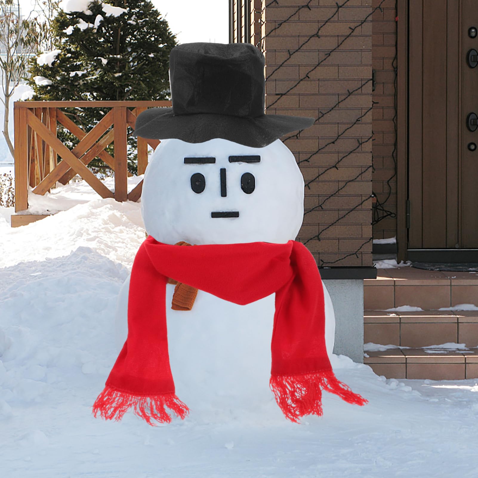 PRETYZOOM 5sätze Diy Schneemann Kostümset Für Weihnachten Teiliges Bastelset Mit Schneemann Requisiten Für Kreative Winterdekorationen Und Foto-requisiten Für Familie Und Freunde