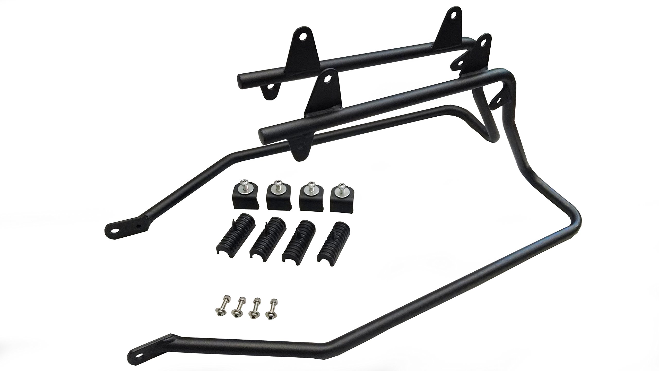 Conversion Brackets to Mount FLH Touring Hard Saddlebags on a Harley Davidson Softail