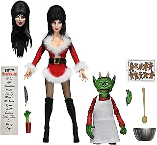 Elvira - Very Scary Xmas 8In Clothed Af