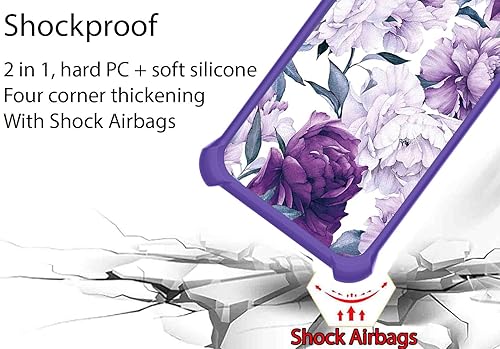 Miniatura 2 de jioeuinly Kalley Black 3 Case Compatible with Kalley Black 3 Phone Case Cover with Tempered Glass Screen ProtectorRing SupportLuminous Effect YGZ-ZSH