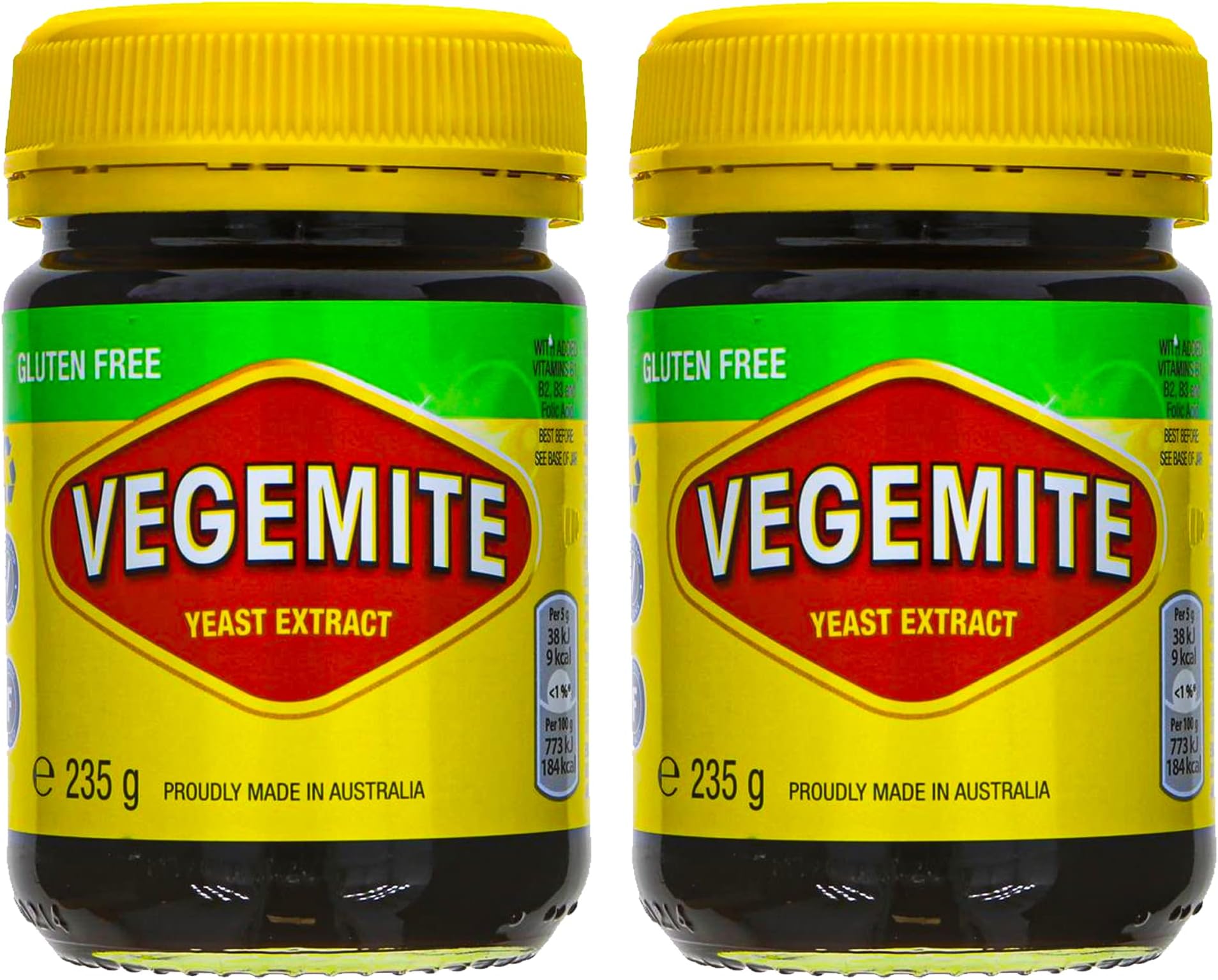 2 x Vegemite Gluten Free Yeast Extract Spread 235g