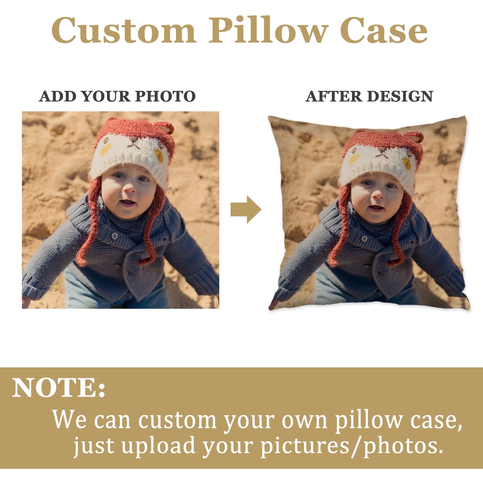 Federa Cuscino Personalizzata Kufutee 45x45cm Con Foto E Codice Spotify - Regalo Unico