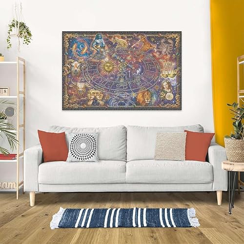 Miniatura 4 de Ravensburger - Zodiac - Rompecabezas de 3000 piezas - Fantástica y bellamente cautivadora representación de los doce signos del zodiaco - Enmarcable