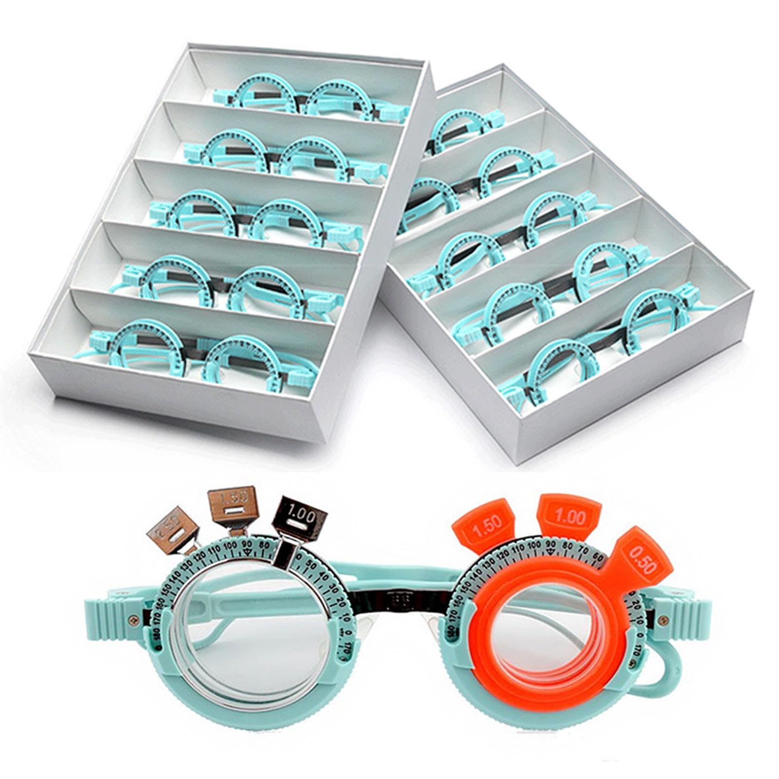 Cadre d'essai optique réglable PD 50 à 72mm pour kit d'équipement ophtalmique de réfraction