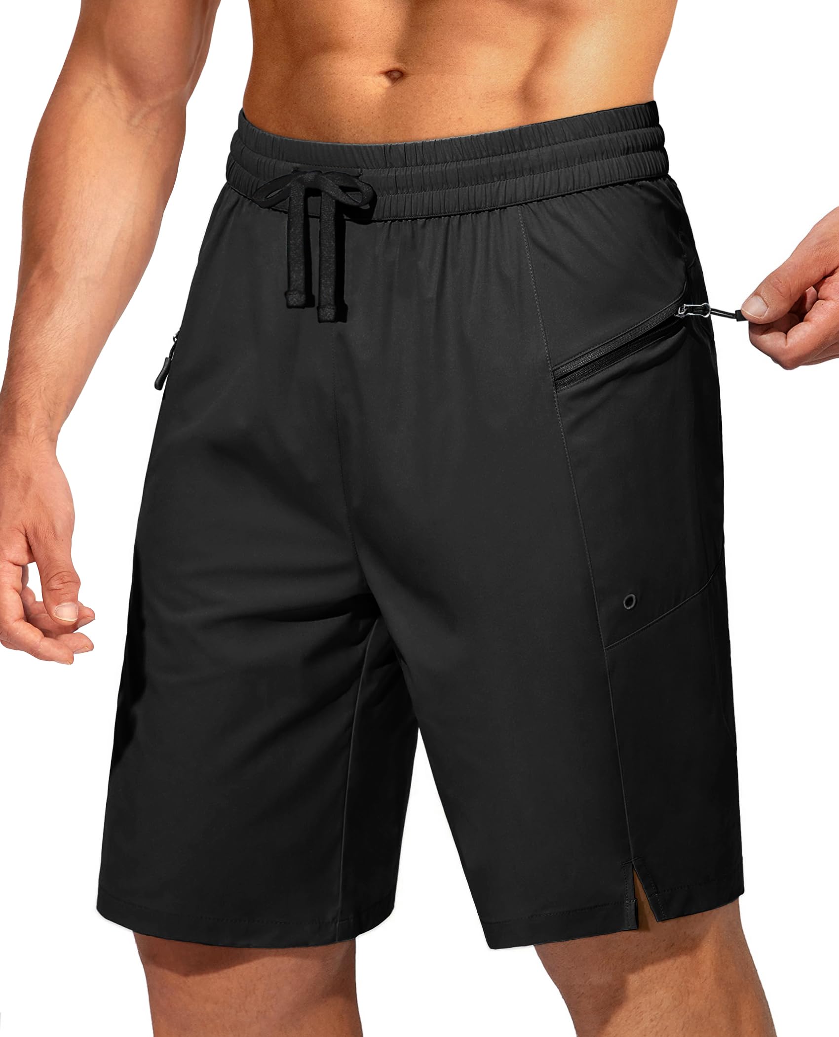 fogfire Mens Swim Trunks Board Shorts Bathing Suit Swimwear with Zipper Pockets No Liner Quick Dry for Beach Swimming-picture-52