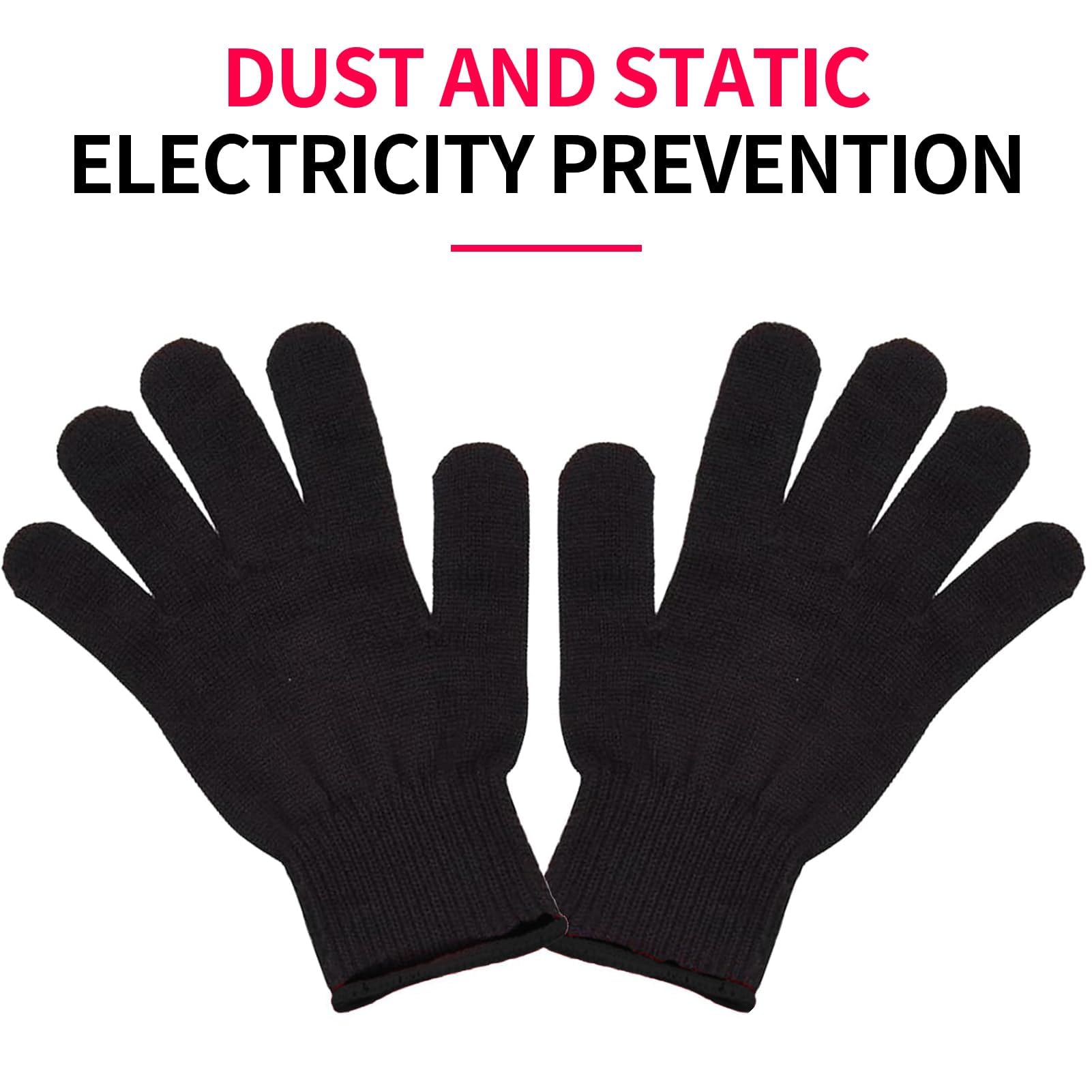 Gants professionnels résistants à la chaleur,Gants de Protection Contre la Chaleur,Anti-Brûlure pour les Mains,gants de protection contre la chaleur pour coiffure.