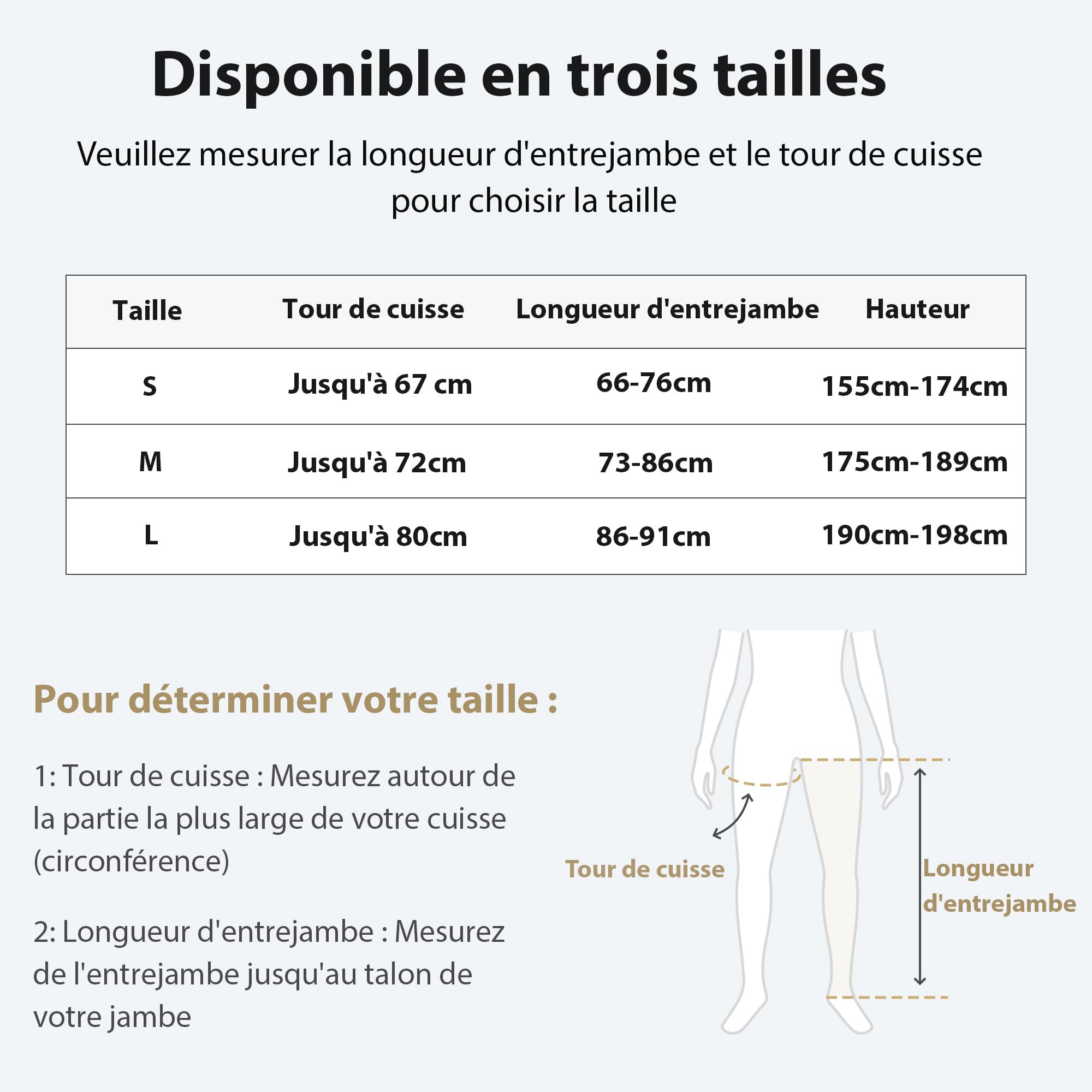 FIT KING Massage Jambes, Bottes de Pressothérapie pour la Détente, Appareil de Massage Piedss Idéal après le Sport pour des Jambes Légères (M)