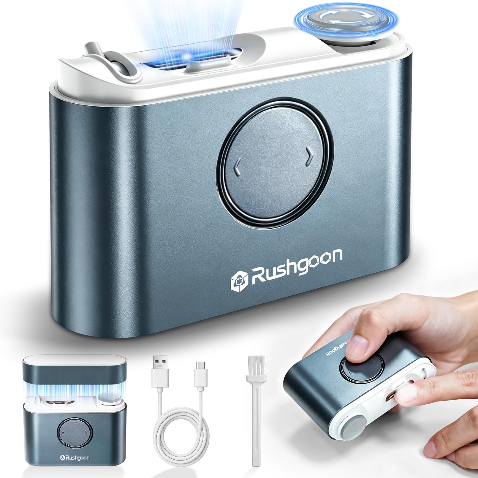 Photo 1 of Rushgoon Electric Nail Clipper, Trimmer & Polisher (Gray)