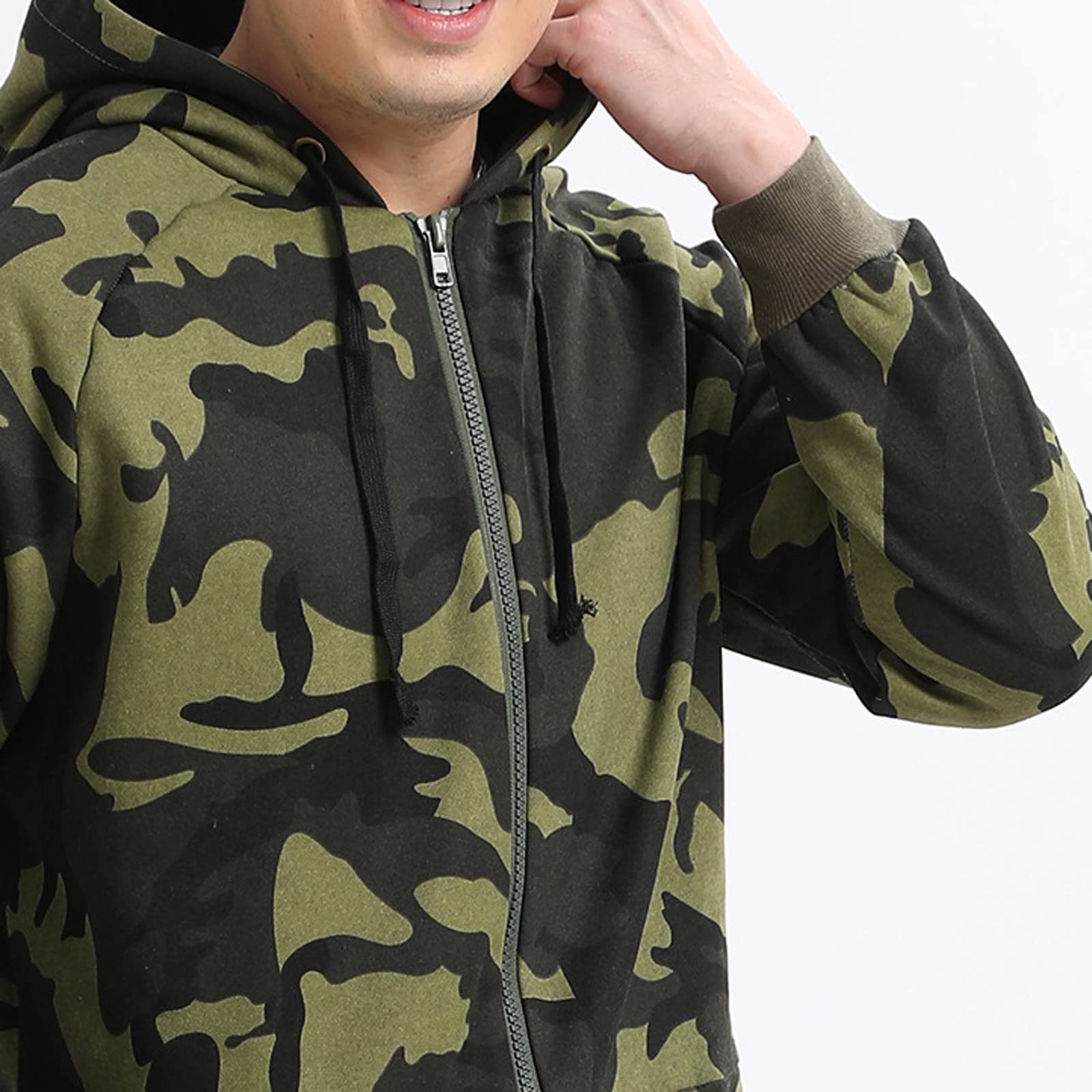 XIUH Jumpsuit Herren Fleece Einteiler Onesie Schlafanzug Kuschelig Einteiler SchlafanzüGe Mit Kapuze Hausanzug Kapuze Reißverschluss Einteiler Onesie Schlafanzug Overall Lang Pyjama Hausanzug
