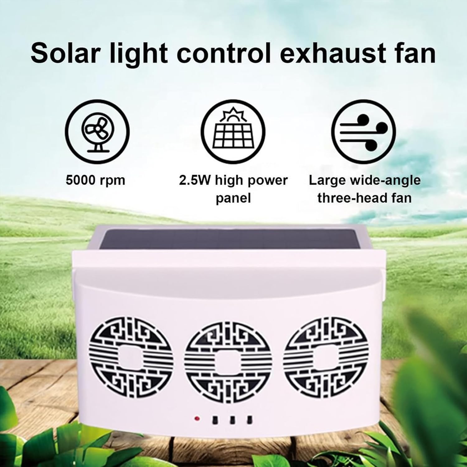 Car Window Solar Ventilator USB Charging Solar Powered Fan Car Exhaust Fan Auto Air Vent Cooling System