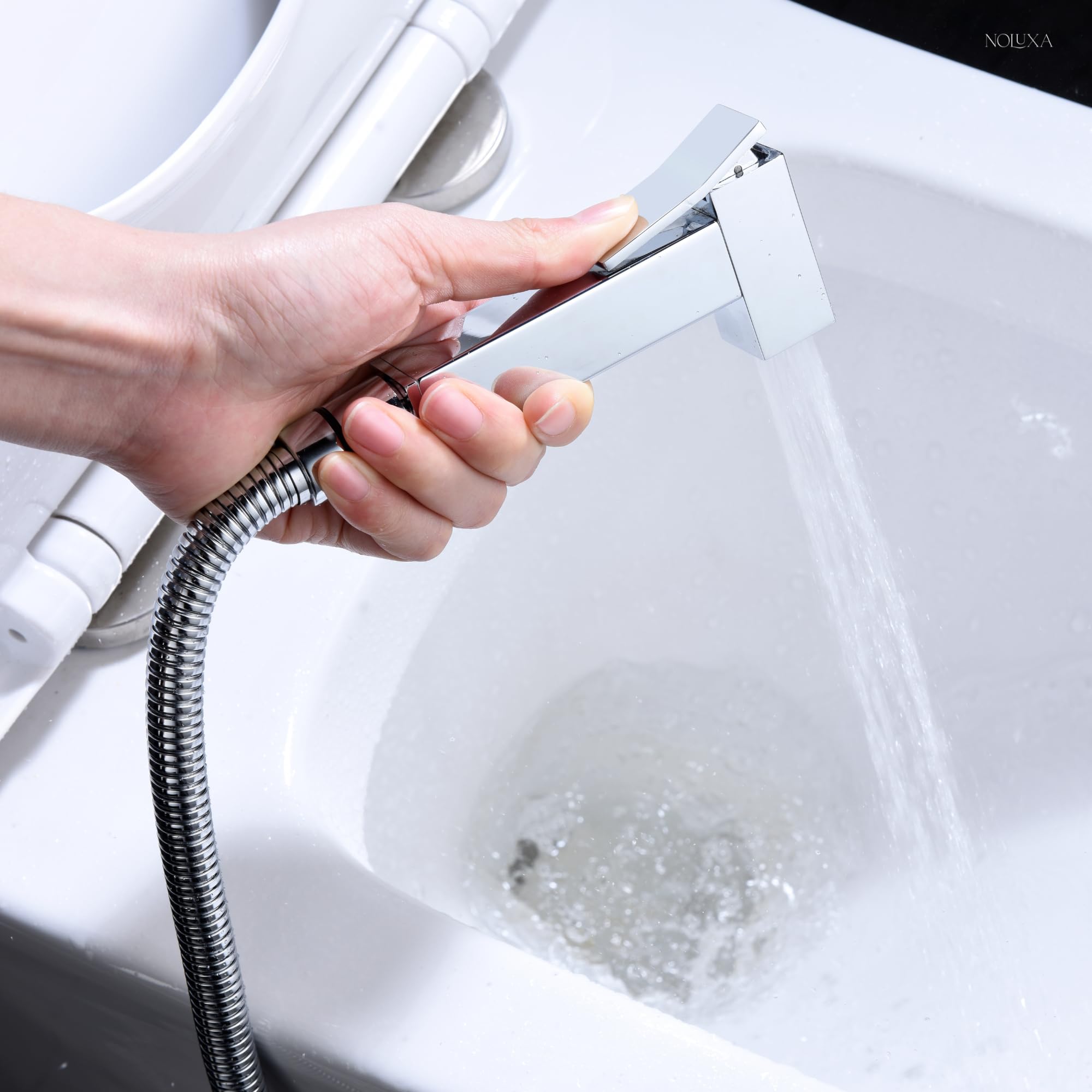 IMEX kran bidetowy, bateria bidetowa, bateria bidetowa, bateria bidetowa z mieszaczem ciepłej i zimnej wody, bateria Bidet, łatwa instalacja, seria szwedzka, kolor chrom
