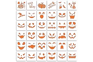 Halloween Drawing Stencils for Easy Pumpkin Carving