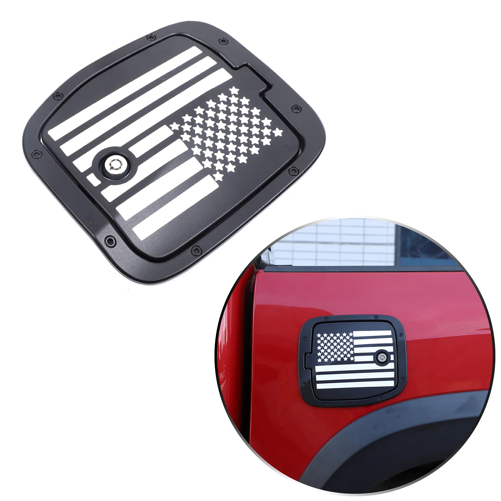 Amazon.com: Locking Gas Tank Cap Cover Compatible with Toyota