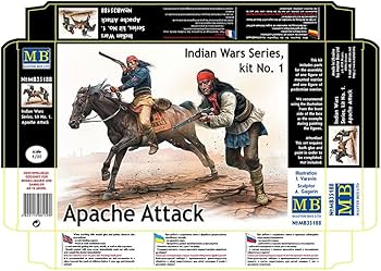 Amazon | マスターボックス 1/35 インディアン戦争 アパッチ攻撃