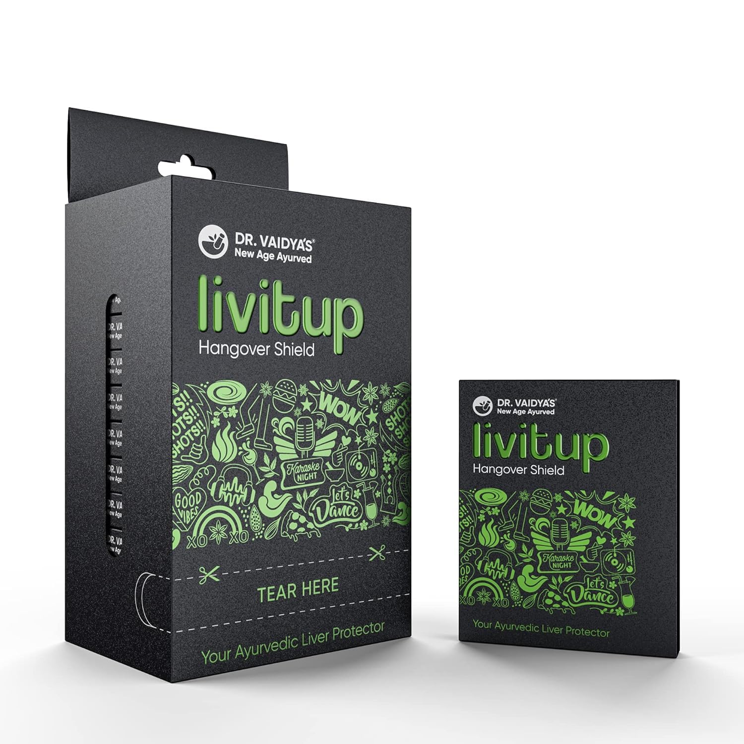 Dr. Vaidyas Livitiup | Hangover Shield & Liver Protector | - 6 Capsules Pack Of 10 (B0CRRTGVQF) Amazon Price History, Amazon Price Tracker