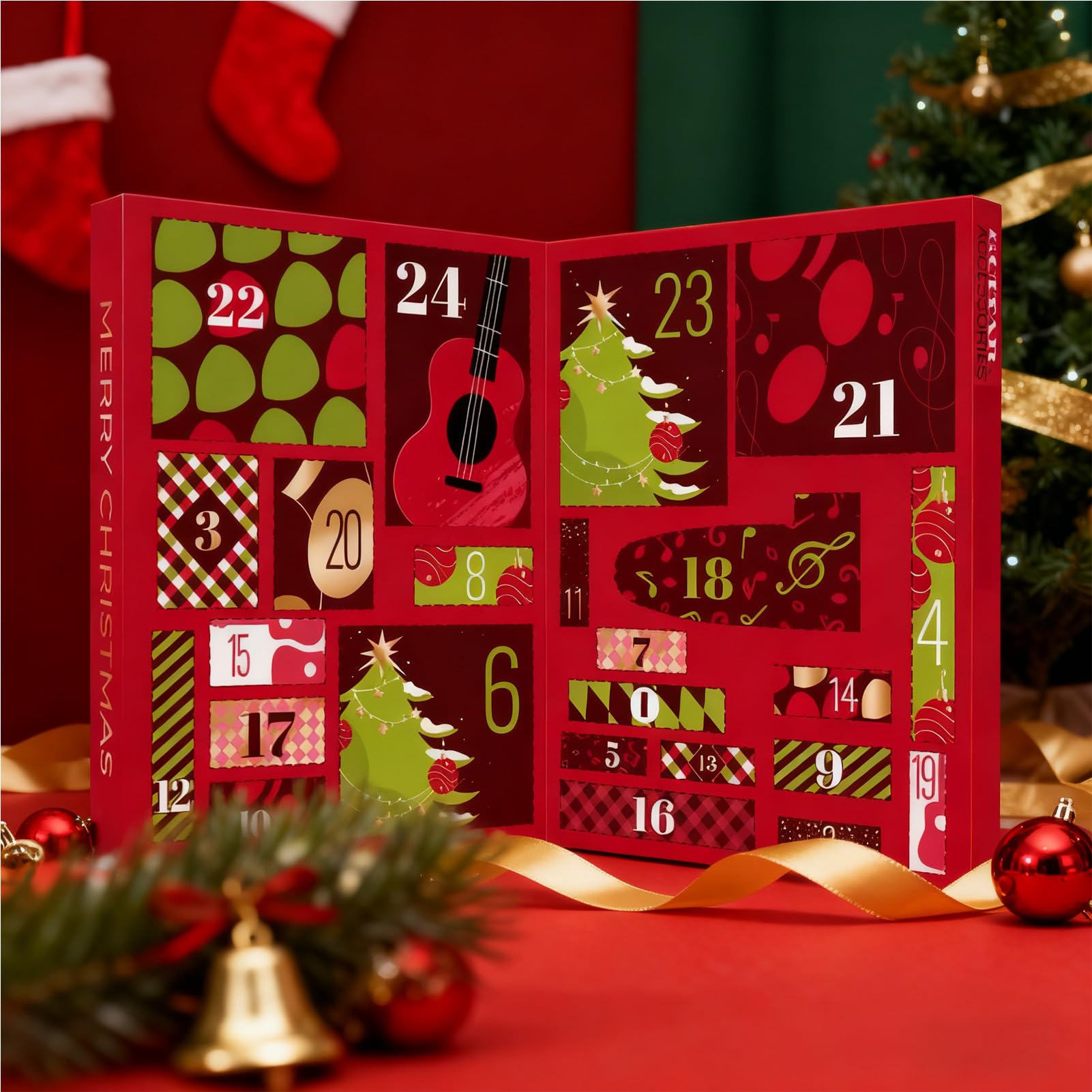 Calendario Conto Alla Rovescia Accessori Musicali per 24 Giorni