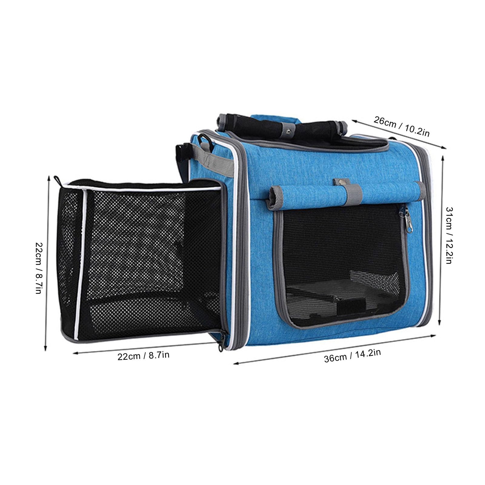 Borsa da trasporto per animali domestici di alta qualità per il controllo degli accessi Cult Devotion 2018-2026, cestino staccabile per manubrio della bicicletta, elegante stile minimalista
