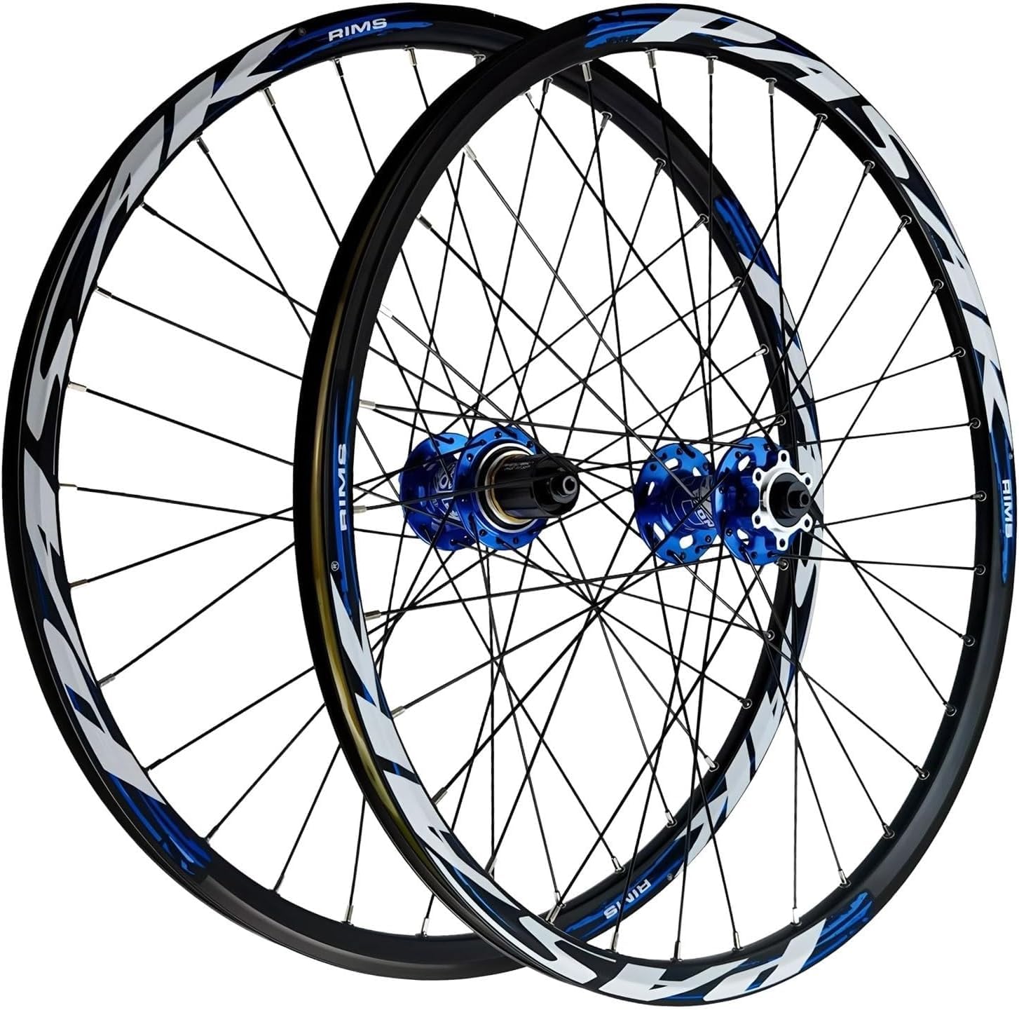 ZXGSXIOU Set of Wheels for Mountain Bikes 26, 27.5, And 29 Inches, HG Hub, Aluminum Alloy, Quick Release Disc Brake, Compatibility with Front/Rear MTB 7-12