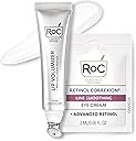 RoC Derm Correxion Lip Volumizer - Lip Plumper Peptide Treatment with Hyaluronic Acid & Vitamin E + Line Smoothing Eye Cream Packette