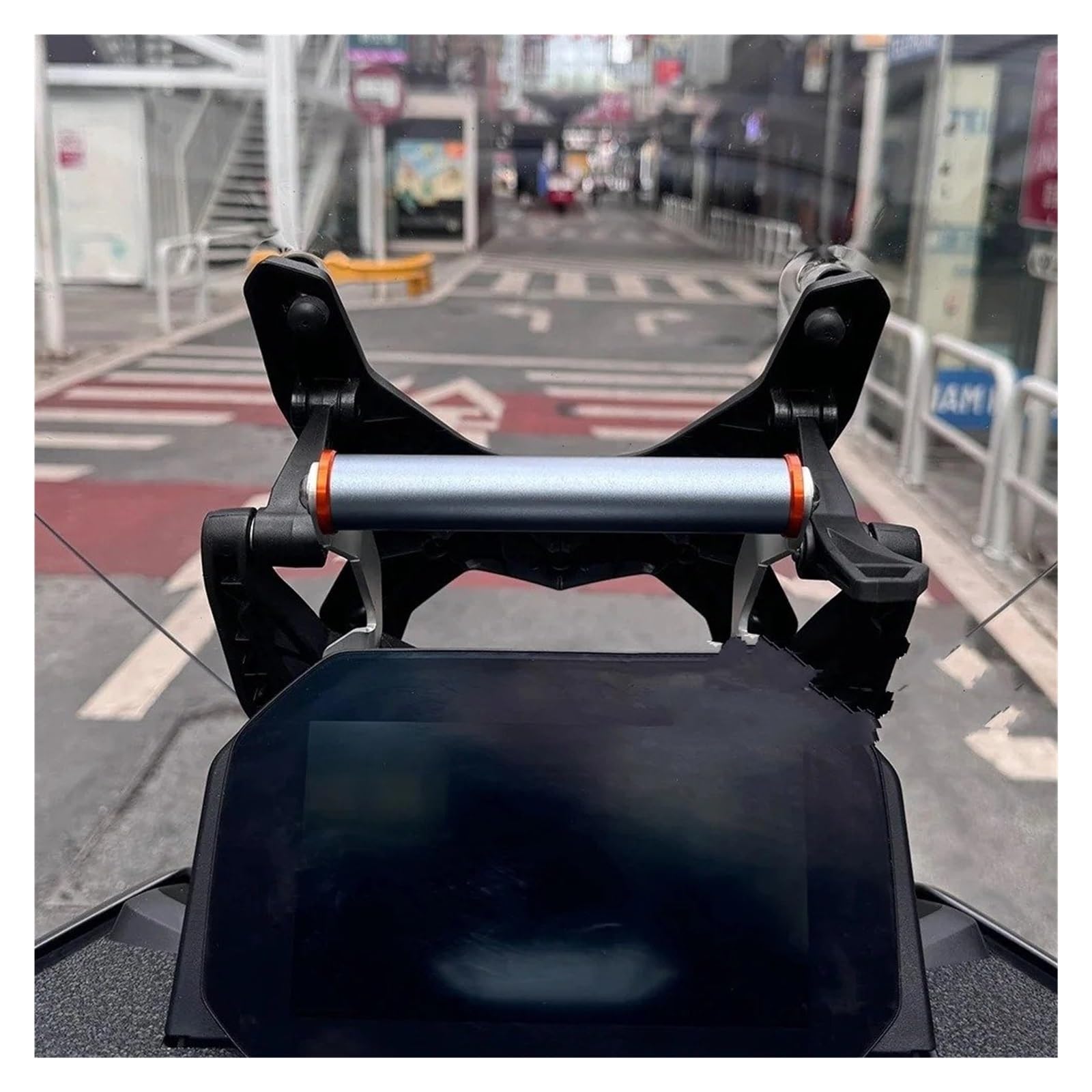 Soporte para Teléfono Móvil De Motocicleta con Soporte De Navegación GPS para C400GT C 400 GT C 400GT 2025 Soporte para Manillar(12mm Silver)