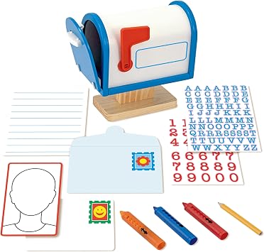 Melissa & Doug My Own Wooden Mailbox Activity Set and Educational Toy