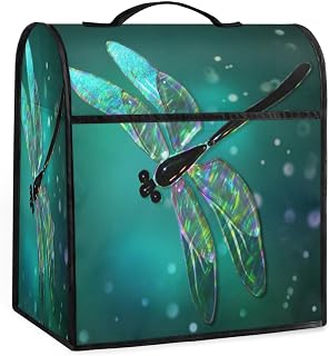 Kitchen Aid Mixer Cover Pretty Dragonfly Stand Mixer Cover Compatible With 5-8 Quart Tilt Head Washable Coffee Maker Dust Covers Durable Foldable Kitchen Aid Mixer Accessories
