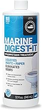 Unique Marine Digest-It Boat Toilet Treatment, Tank Deodorizer, Toilet Smell Eliminator Breaks Down Waste - 16 Liquid Treatments (32 oz.) Packaging May Vary