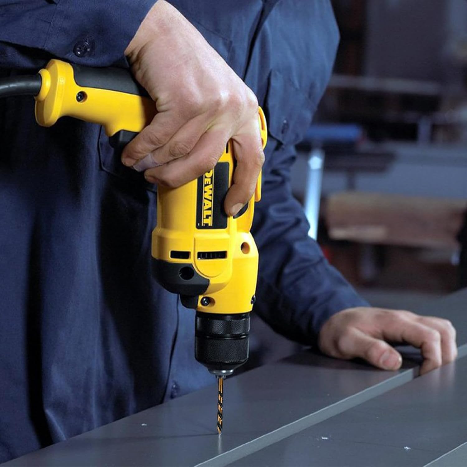 Steel Vision 29pc Hex Hyper-Step Stepped Tip Drill Bit Set - 1/16" to 1/2" Tungsten-Cobalt Alloy Drill Bit, No Pilot Hole Needed, Durable and Precise for Metal Drilling