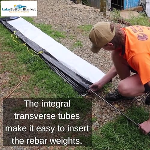 Miniatura 5 de Lake Bottom Blanket Control acuático de malas hierbas  Inhibidor de vegetación libre de químicos para lagos y estanques  Barrera béntica  Natación