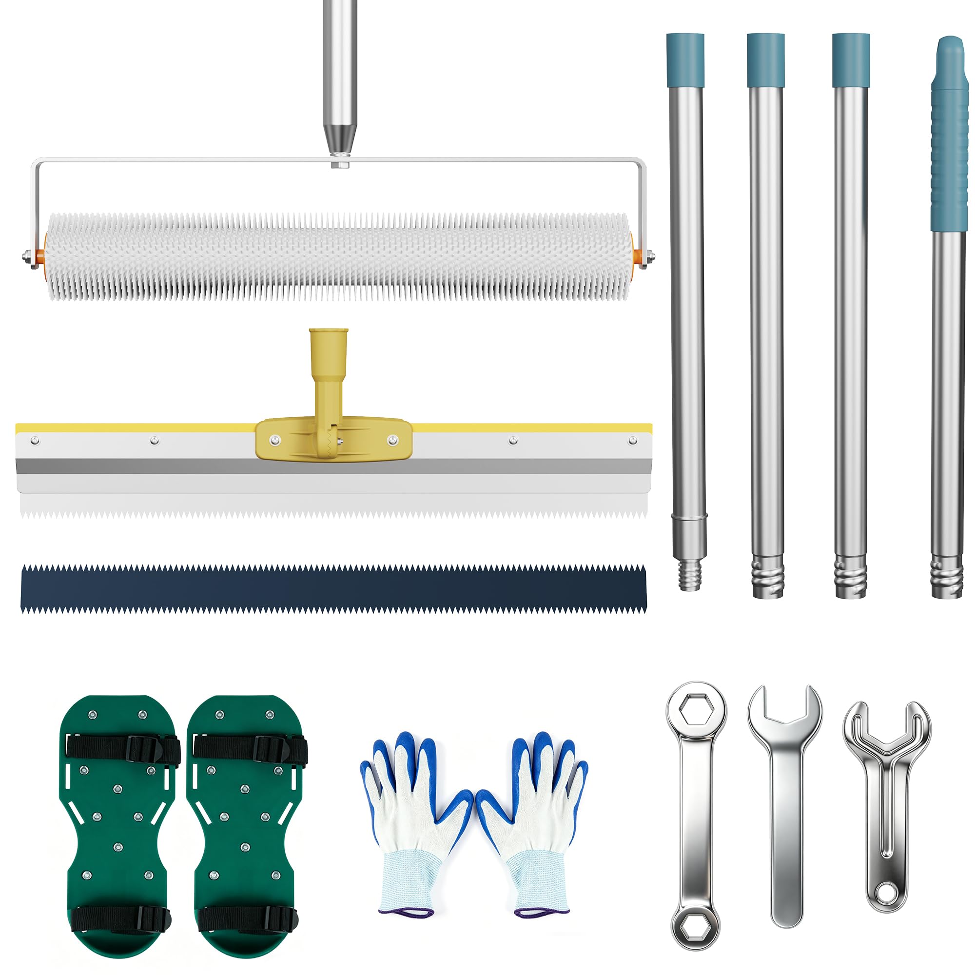 Kit résine époxy avec rouleau à pointes 46 cm pour éliminer les bulles