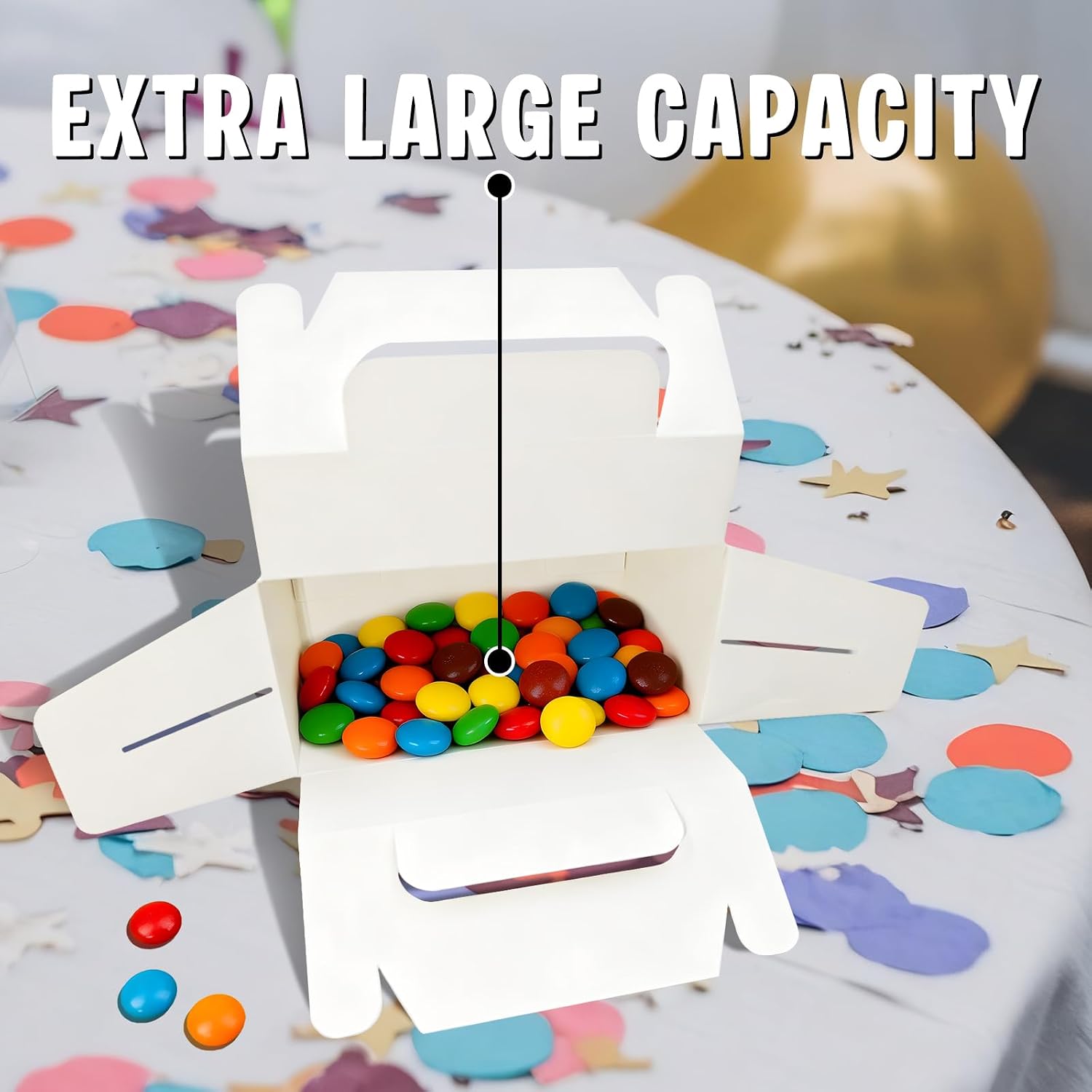 BGFMVS 12 Pcs Video Game Question Mark Party Favor Boxes Yellow Mystery Box | Yellow gable candy boxes | Video game birthday decorations | Arcade surprise blind bags | Kids gamer party treat goodie box
