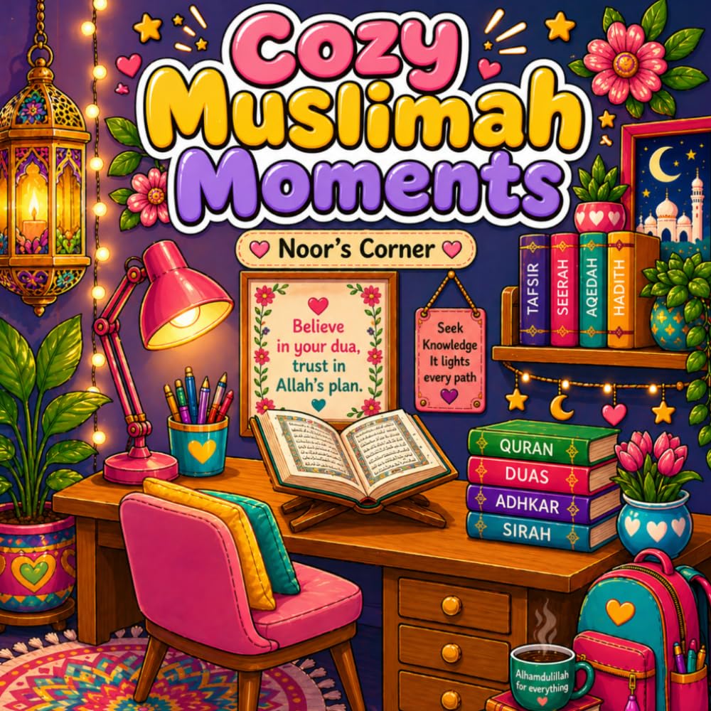 Cozy Muslimah Moments: Islamic Coloring Book for Muslim Kids & Adults (Noor's Corner)