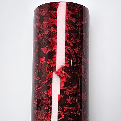 Miniatura 8 de LZLRUN Rollo de vinilo negro de fibra de carbono mate forjada, película adhesiva de liberación de aire, calcomanía de bricolaje para automóvil,