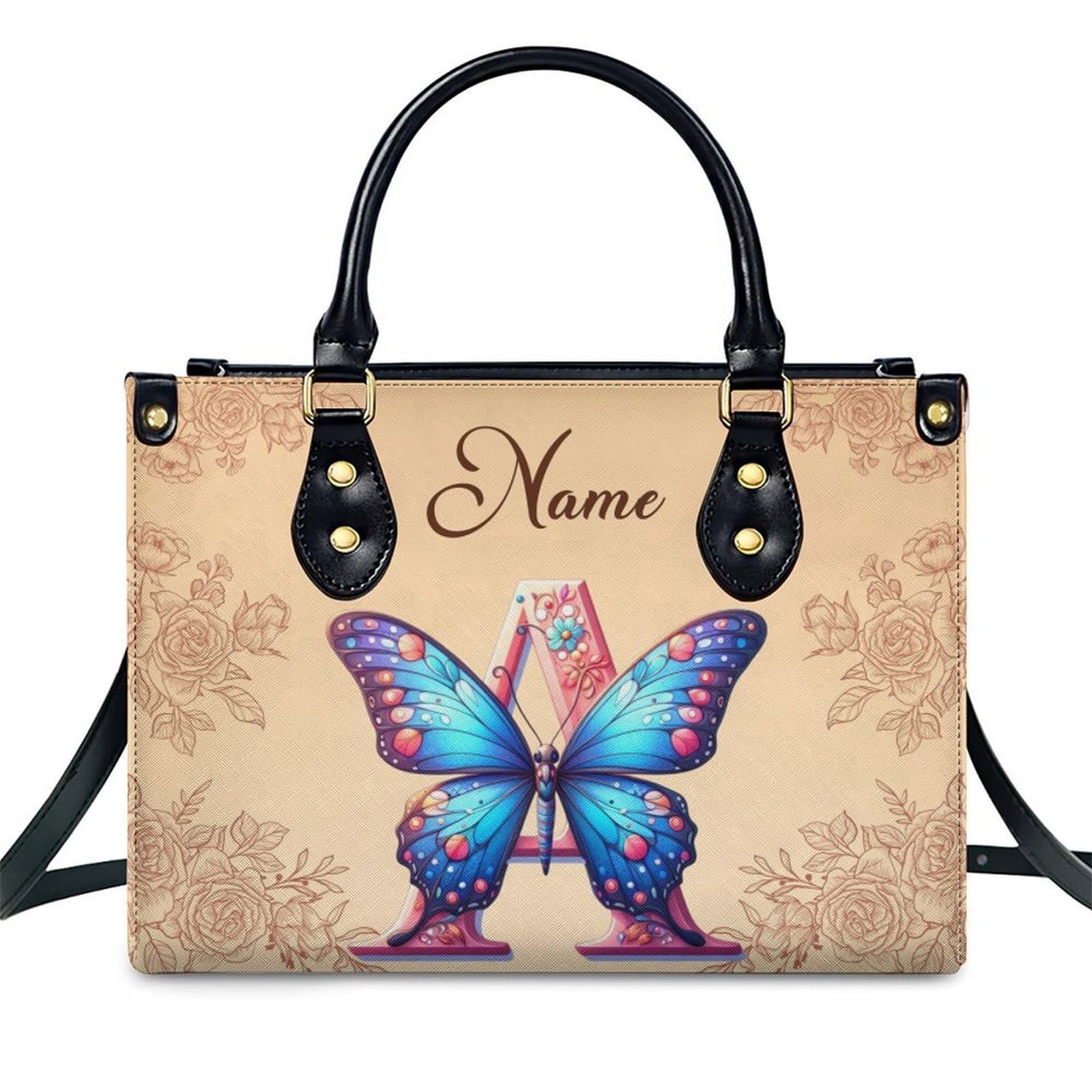 Personalized Handbag with Photo Text for Women Custom Purse Tote Bag Gift for Her