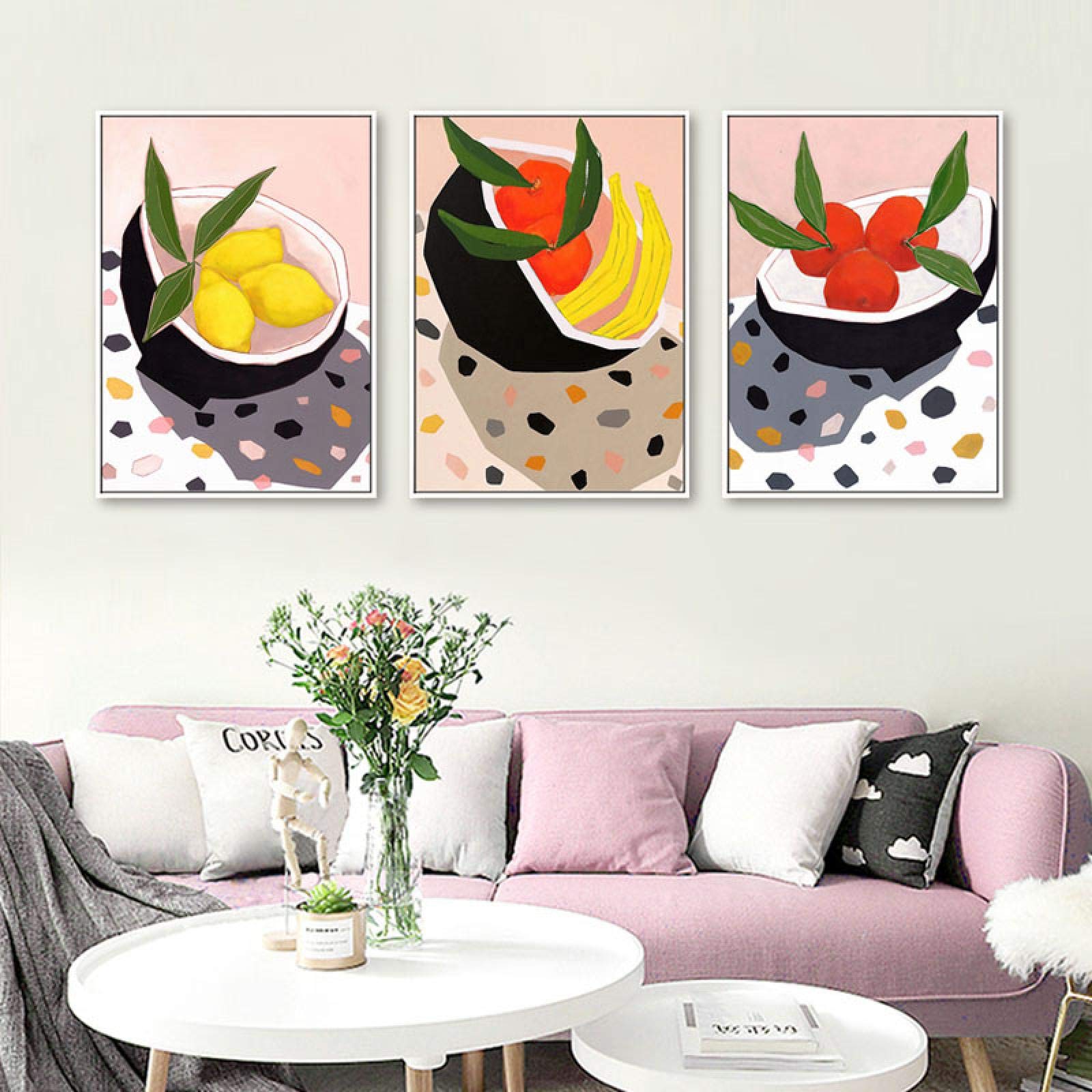 Lienzo de frutas nórdico para dar vida y color a tu comedor 8