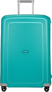Samsonite S'Cure - Spinner L Suitcase, L 75 cm, 102 L, Blue (Aqua Blue)